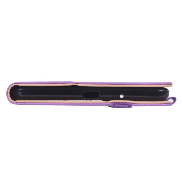Lenovo Tab M8 business style leather case - Purple Purple
