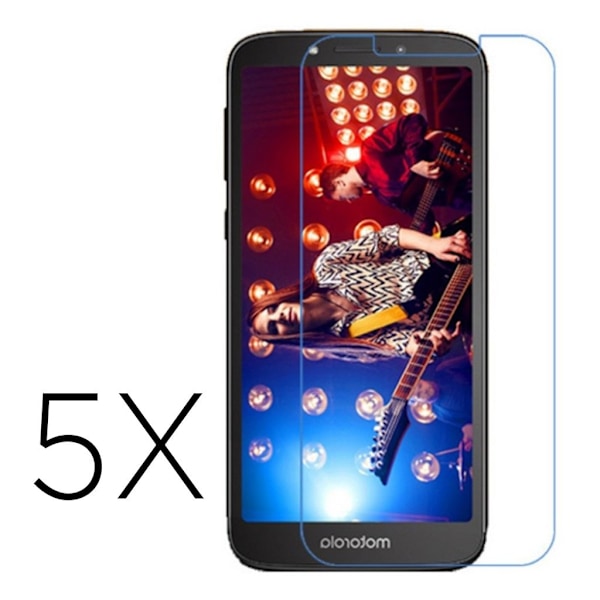 Motorola Moto E5 Play Go erittäin kirkas  näytönsuoja - 5-Pack Transparent