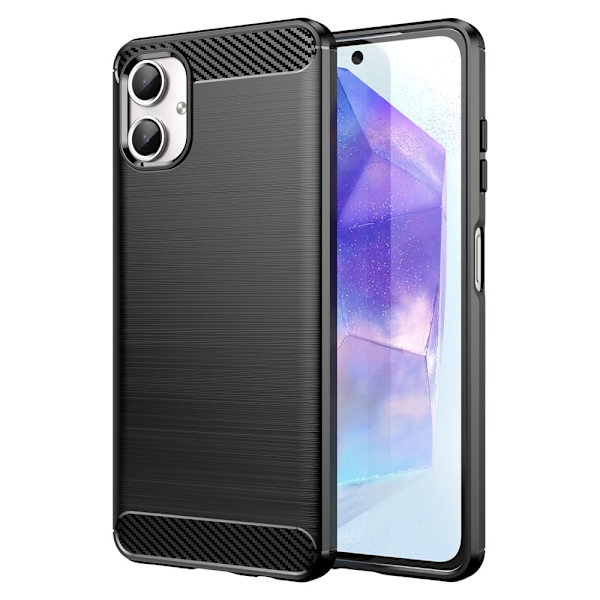 Carbon Flex Samsung Galaxy A06 kotelot - Musta Black