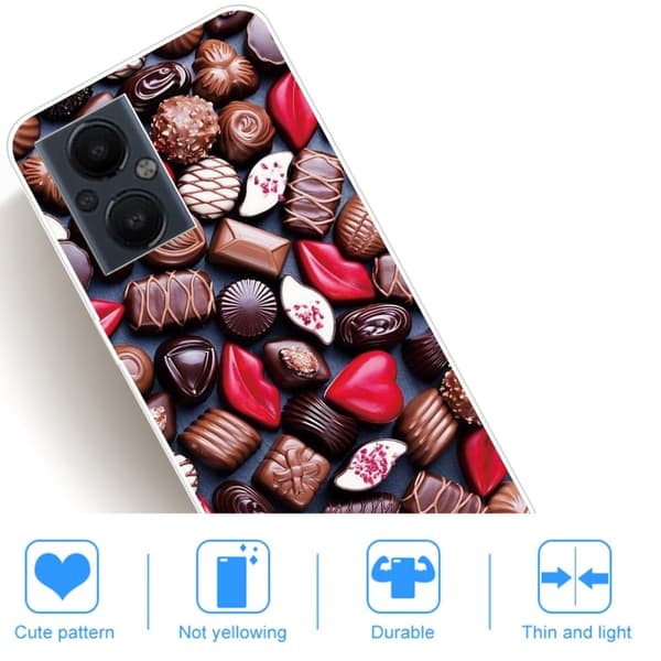 Deco OnePlus Nord N20 5G Suojakotelo - Creative Chocolates Brown
