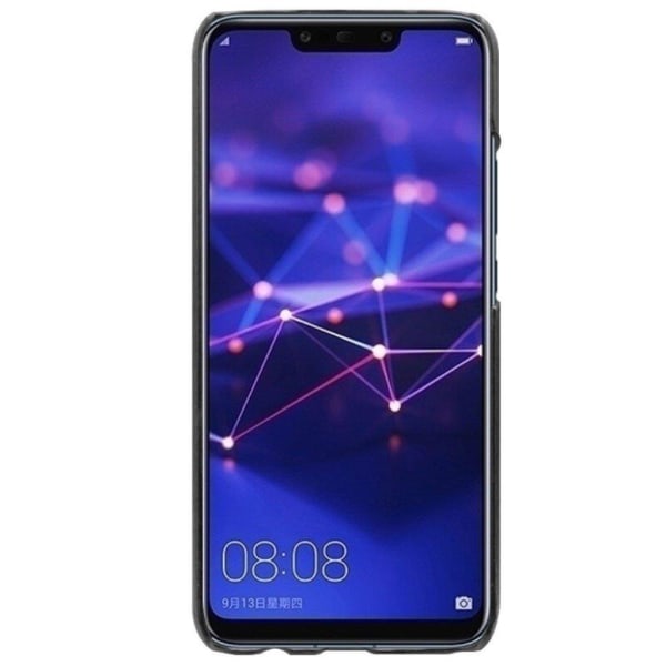 Huawei Mate 20 Lite IMAK kova muovinen suojakuori pinnoitettu kestävällä synteetti nahalla - Musta Black