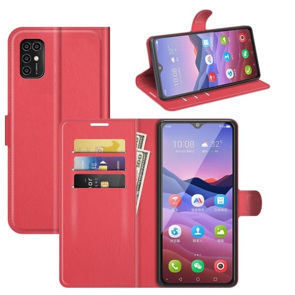 Classic ZTE Blade V2020 Smart fodral - Röd Röd