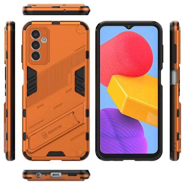 Shockproof Hybrid Suojakuori With A Modern Touch For Samsung Galaxy M13 4g - Oranssi Orange