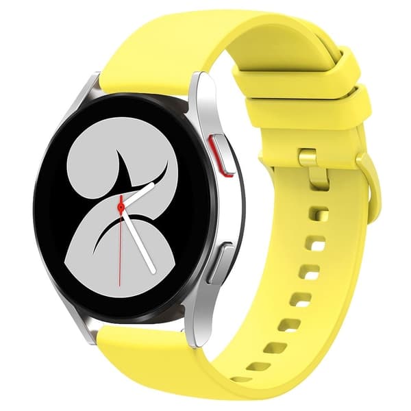 22mm Universal quick release silikone urrem - Gul Yellow