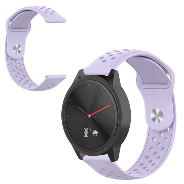 Huawei Watch GT 2 42mm elegant silikon klockarmband - ljuslila Lila