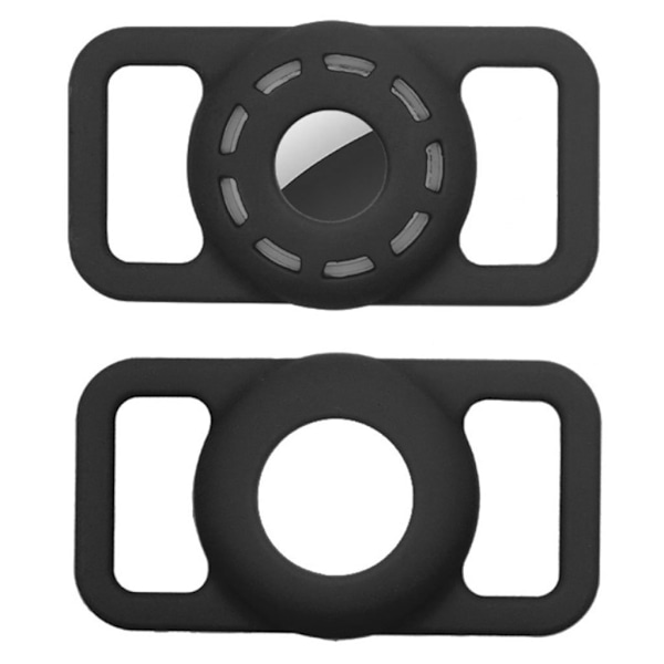 AirTags udhulet silikonedæksel - Sort Black