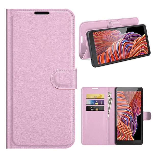 Classic Samsung Galaxy Xcover 5 Flippetui - Rosa Pink