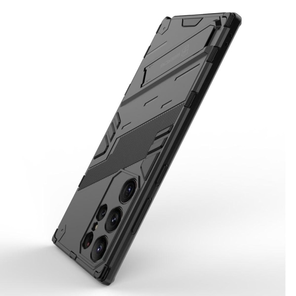 Stødsikker Hybrid Cover med A Moderne Touch til Samsung Galaxy S23 Ultra - Sort Black