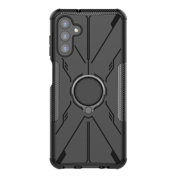 Kickstand-cover med magnetisk plade til Samsung Galaxy A13 5G - Sort Black