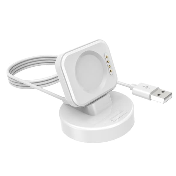 Oppo Watch 3 / 3 Pro / 2 USB-latausteline - Valkoinen White