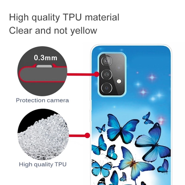 Deco Samsung Galaxy A23 cover - Blå Blue