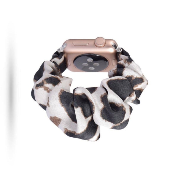 Apple Watch Series 5 40mm cool trasa mönster klockarmband - vit with svart Spots mönster multifärg