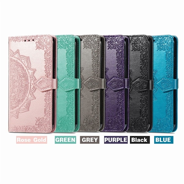 Mandala Motorola Edge 20 Flip Etui - Grøn Green