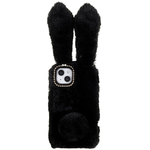 Cute 3D iPhone 14 Plus cover - Sort Black