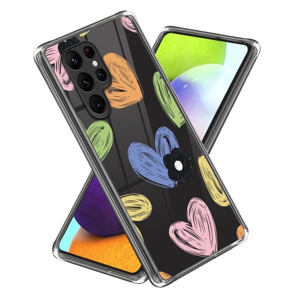 Deco Samsung Galaxy S23 Ultra skal - Färgglad Kärlek multifärg