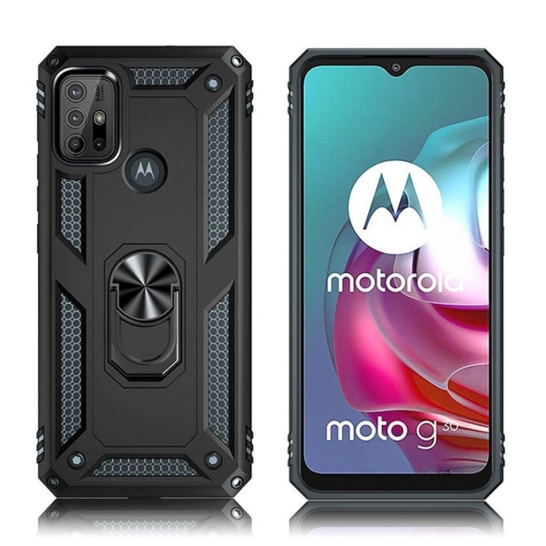 Bofink Combat Motorola Moto G30 / Motorola Moto G10 skal - Svart Svart