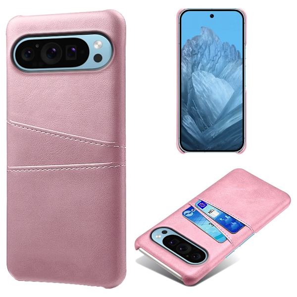 Google Pixel 9 skal med korthållare - Roséguld Rosa