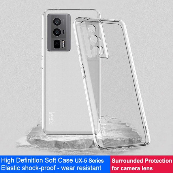Imak UX-5 Cover til Xiaomi Redmi K60 / K60 Pro / Poco F5 Pro - Transparent Transparent