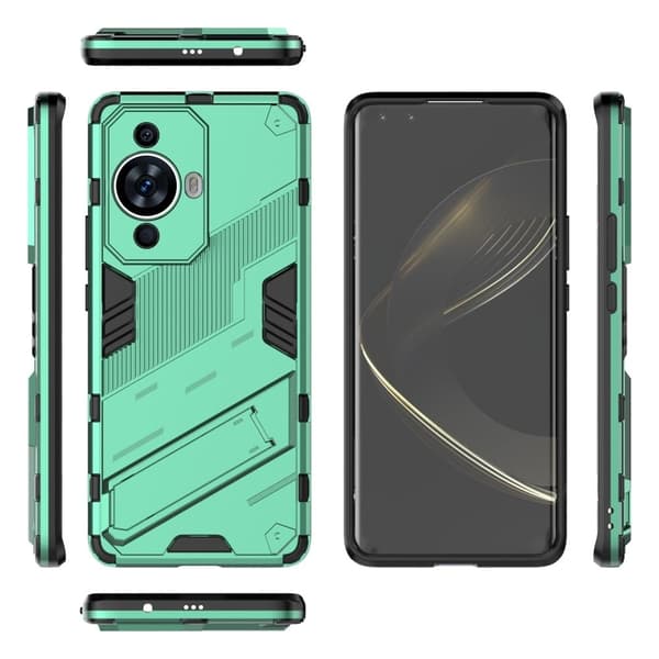 Stöttåligt Huawei Nova 11 hybridskal - Grön Grön