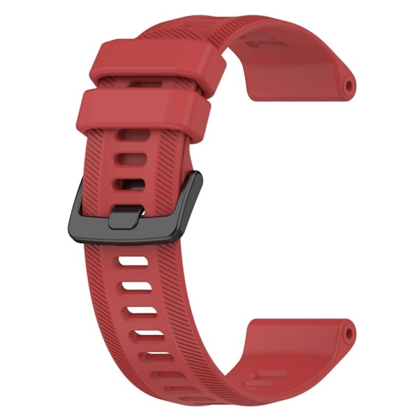 Twill design silikoninen kellohihna Garmin kellolle - Punainen Red