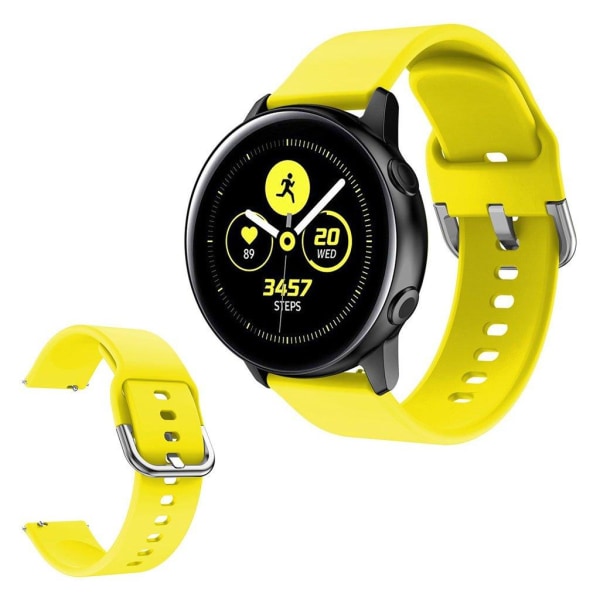 Samsung Galaxy Watch Active 2 - 40 mm silikoneurrem - Gul Yellow