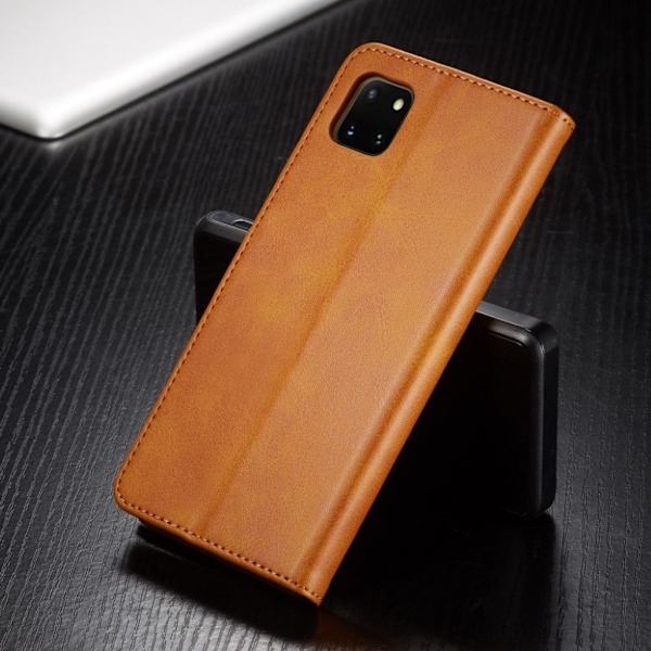 LC.IMEEKE Samsung Galaxy Note 10 Lite Flip kotelot - Ruskea Brown