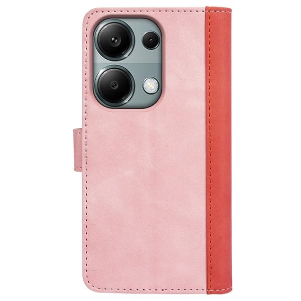 Tofarget lærdeksel for Xiaomi Redmi Note 13 Pro 4G - Rosa Pink