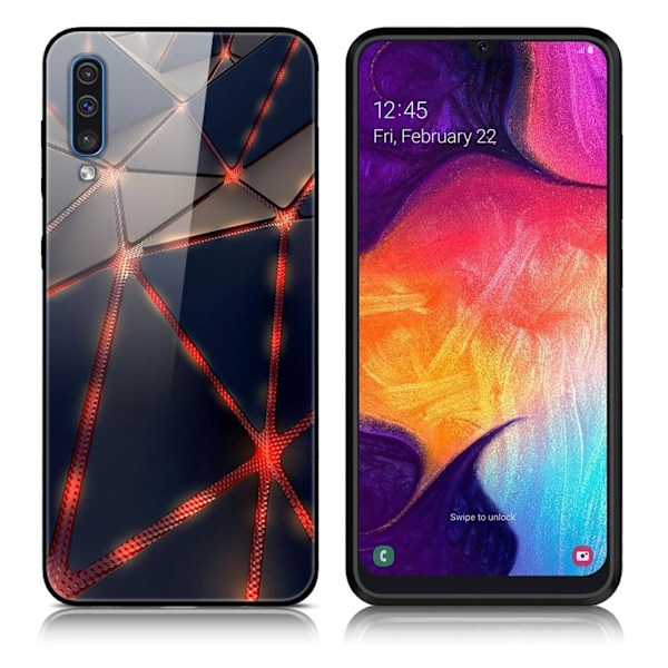 Fantasy Samsung Galaxy A50 cover - Røde Ledninger Multicolor