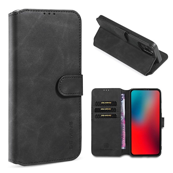 DG.Ming iPhone 13 Retro Etui - Svart Black