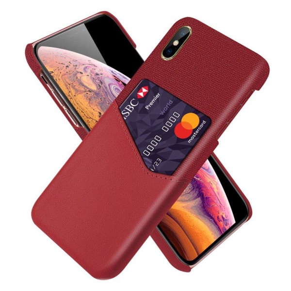 Bofink iPhone XS Card Kuoret - Punainen Red