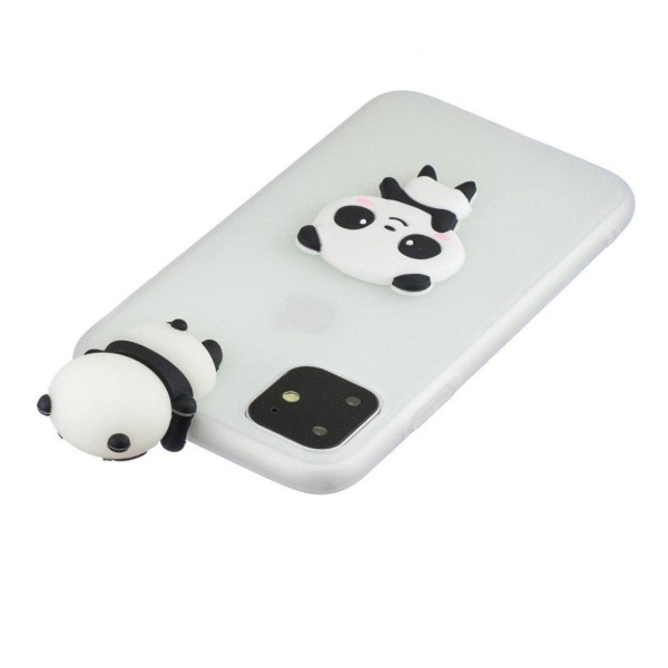 Cute 3D iPhone 11 cover - Hvid / Panda White