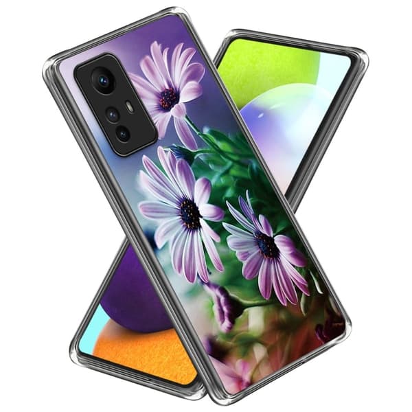 Deco Xiaomi Redmi Note 12S cover - Lilla Krysantemum Purple