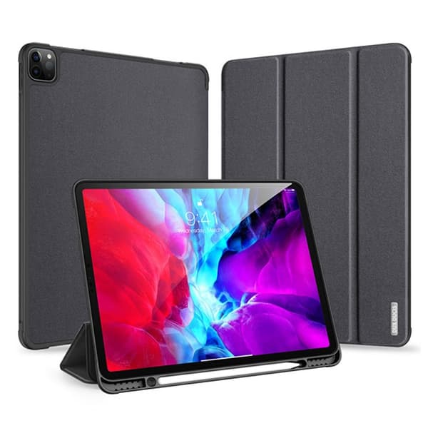 Dux Ducis Domo for Apple iPad Pro 12.9 (2020) (Med Apple Pencil Holder) - Svart Black