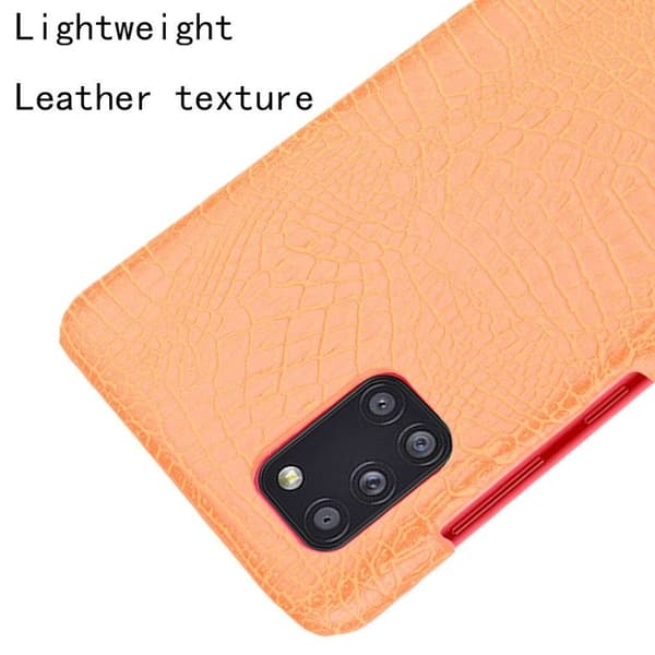 Croco Cover - Samsung Galaxy A31 - Orange Orange