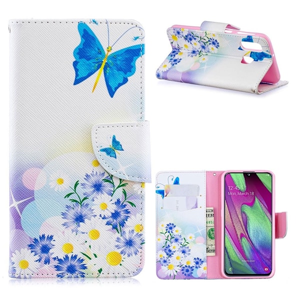 Wonderland Samsung Galaxy A40 fodral -Flerfärgad multifärg