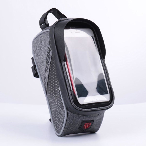 WHEELUP waterproof bicycle bike saddle bag for 6.inch Smartphone Black