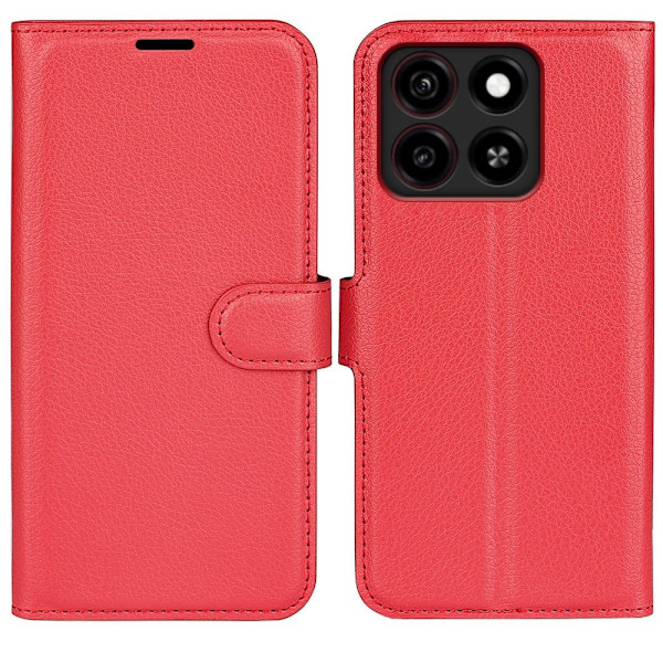 Classic ZTE Blade A35 flip etui - Rød Red