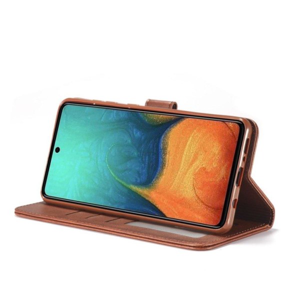 LC.IMEEKE Samsung Galaxy A41 Flip kotelot - Kahvi Brown