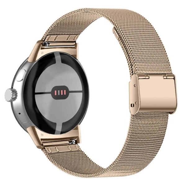 Milanese stainless steel watch strap for Google Pixel Watch - Re Gold