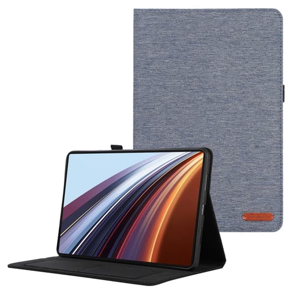 Honor Pad GT Pro Leather Case Card Holder Cloth Texture Tablet Stand Cover - Blue Blue