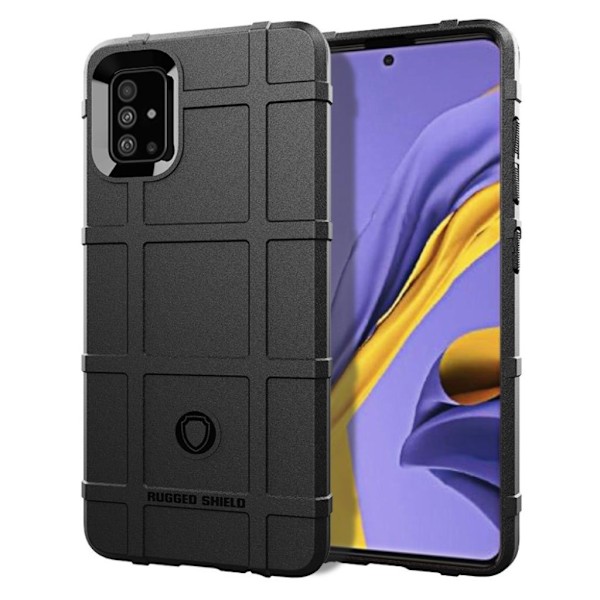 Rugged Shield Samsung Galaxy A51 skal - Svart Svart