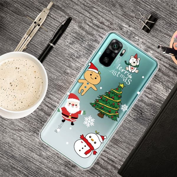 Jul Xiaomi Redmi Note 10S / Redmi Note 10-etui - Julenissen Og Julenissen Multicolor