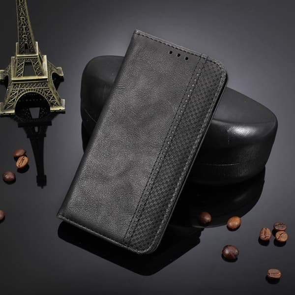Bofink Vintage Asus Rog Phone 3 / 3 Strix Lær Etui - Svart Black