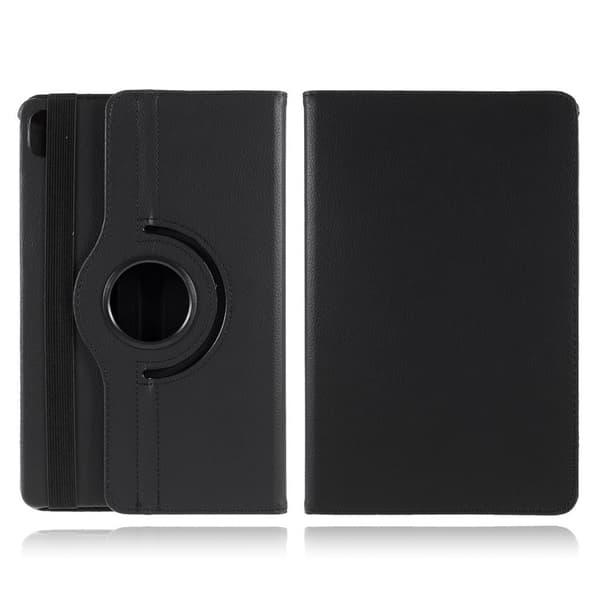 Lenovo Tab P11 360 graders roterbart läderfodral - Svart Svart