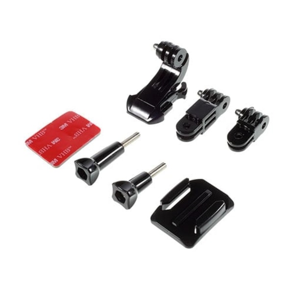 6-In-1 Asennustarvikepakkaus Gopro Hero Kamersa Sarjalle Black
