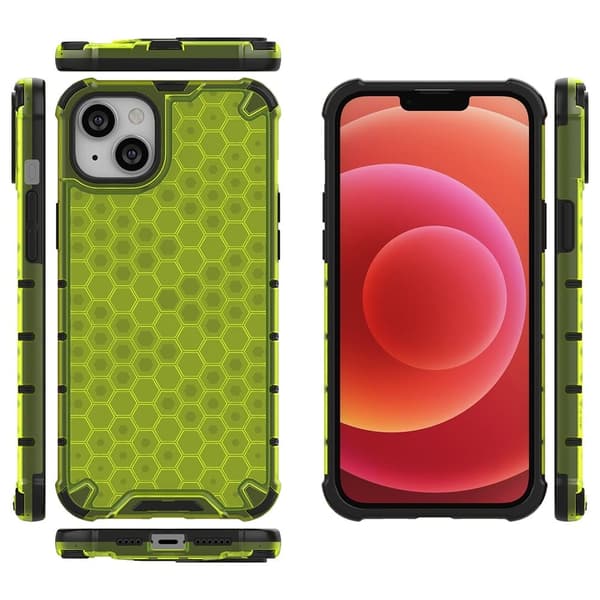Bofink Honeycomb iPhone 15 Suojakotelo - Vihreä Green