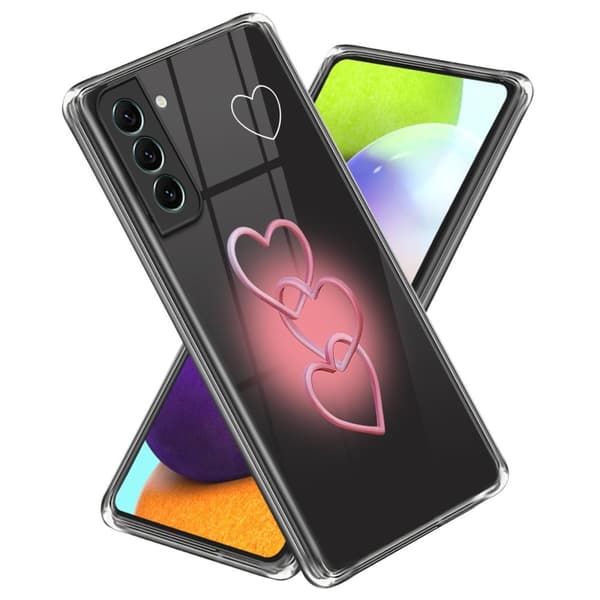 Deco Samsung Galaxy S23 skal - Tre-Kärlek Rosa