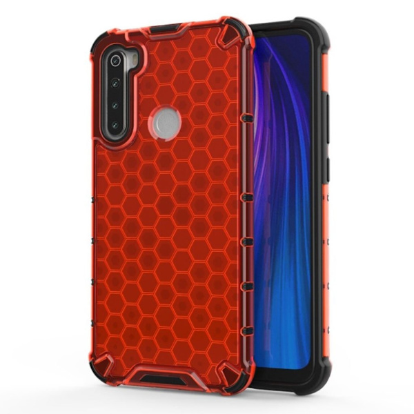 Bofink Honeycomb Xiaomi Redmi Note 8 skal - Röd Röd