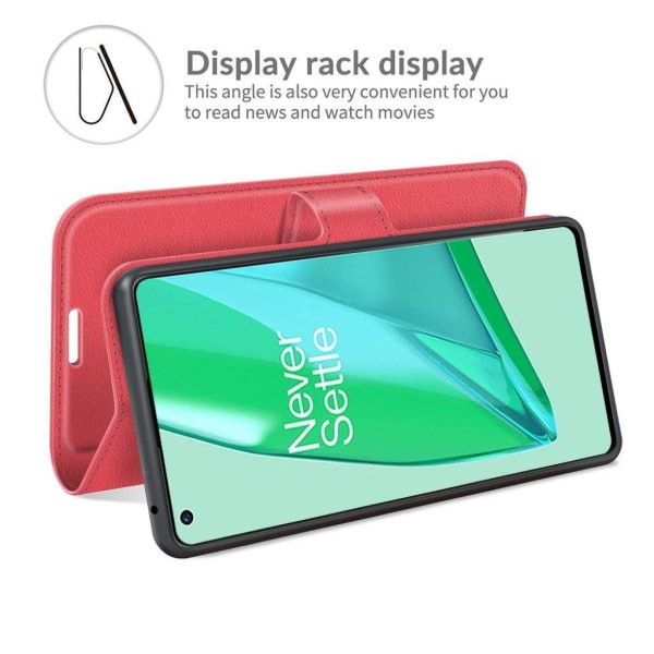 Classic OnePlus 9 Pro flip case - Red Red