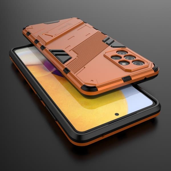 Støtsikkert hybriddeksel for Samsung Galaxy A72 5G - Oransje Orange